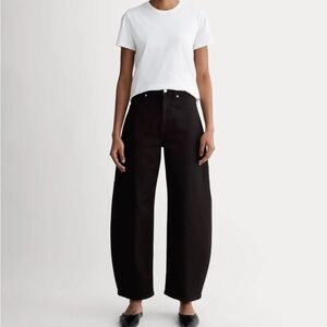 Everlane way high curve jeans black